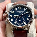 Patek Philippe Travel Time Pilot Travel Time White Gold Blue Dial