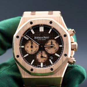 Audemars Piguet Royal Oak Chronograph 26331or Rose gold Choco Dial