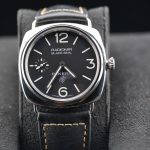 Panerai Radiomir Black Seal logo leather steel