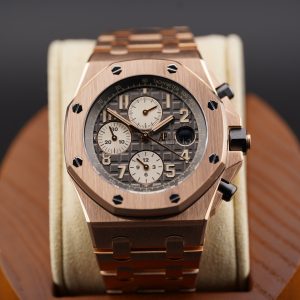 Audemars Piguet Royal Oak Offshore Chronograph 18kt “Brick” Rhodium Dial