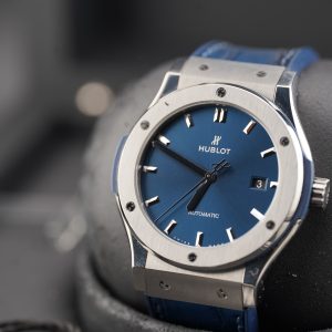 Hublot Classic Fusion Blue 42mm titanium fullkit