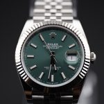 BNIB Rolex Datejust 41 Mint Green on Jubilee 2025