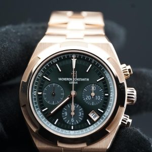 Vacheron Constantin Overseas Chronograph New 2024 Overseas Chronograph 5520v Rose gold Green dial (St# 1028)