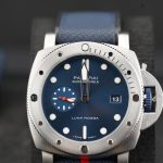 Panerai Submersible Quarantaquattro Luna Rossa Limited Blue Dial Pam01391