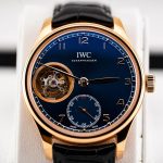 IWC Portuguese Tourbillon Portugieser Tourbillon Rose Gold Blue Dial LE of 100