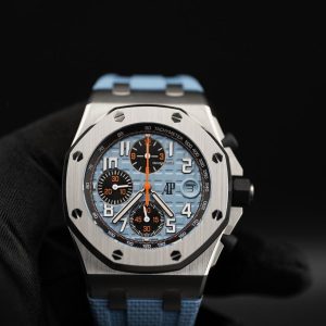 Audemars Piguet Royal Oak Offshore Chronograph Tiffany Blue 26238st 43mm Under warranty till 2027