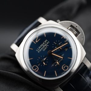 Panerai Luminor Equation Of Time GMT Titanio PAM00670 47mm Blue Dial | Full Set