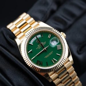 Rolex Day-Date 40 228238 “Money Green” – 2024 Full Set | Excellent Pre-Owned