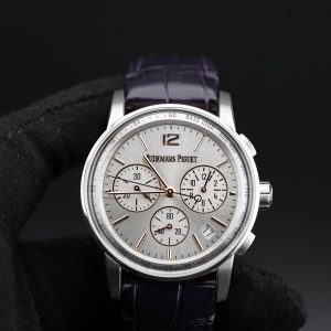 Audemars Piguet Code 11.59 Chronograph 18k 26393CR.OO.A009CR.01 Silver Dial (St# 1036)