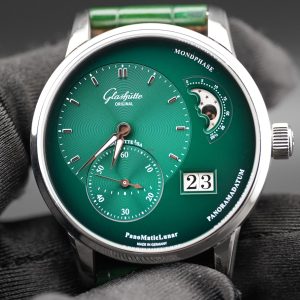 Glashütte Original PanoMaticLunar PanoMatic Lunar 1-90-02-13-32-02 Green Dial (2023) – Full Set
