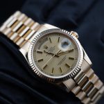 Rolex Day-Date 36 "President" P-Serial Champagne Dial Pre-Owned 18k Gold 2001 box and papers