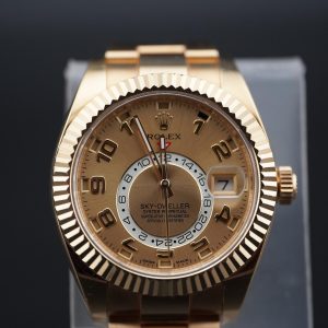 Rolex Sky-Dweller 326938 Yellow Gold 42mm Full Set | Unpolished