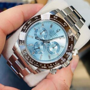 Rolex Daytona platinum with baguette diamond dial