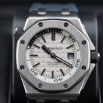 Audemars Piguet Royal Oak Offshore Diver 15710st white dial exhibition caseback