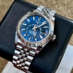 Rolex Sky-Dweller 326934 rare Blue dial Jubilee Bracelet New Card