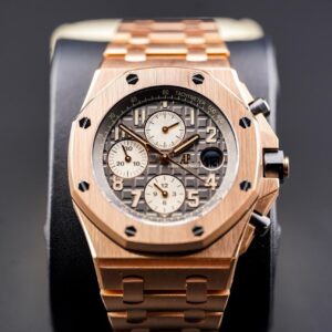 Audemars Piguet Royal Oak Offshore Chronograph 18kt “Brick” Rhodium Dial