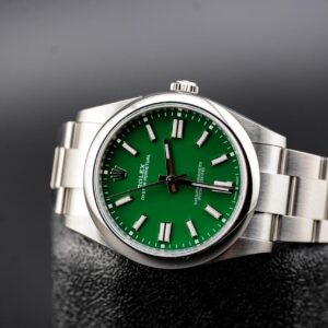 Rolex Oyster Perpetual 41 Green dial 2024 (St# 796)