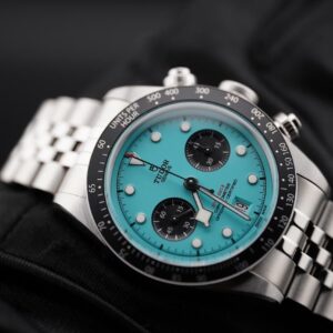 Tudor Black Bay BNIB Black Bay Chrono Flamingo Blue Turquoise 79360N fullset 2025