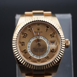 Rolex Sky-Dweller 326938 Yellow Gold 42mm Full Set | Unpolished