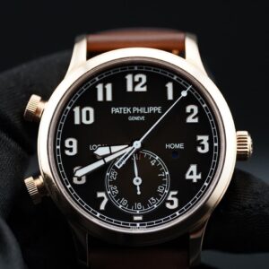 Patek Philippe Calatrava Pilot Travel Time 2021 42mm Rose Gold B/P