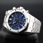 Audemars Piguet Royal Oak Chronograph 26239BC.OO.1220BC.01 Chronograph White Gold Blue Dial Limited Edition of 222