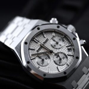 Audemars Piguet Royal Oak Selfwinding Chronograph 26240ST.OO.1320ST.03 50th Anniversary Fullset White Dial 41mm St