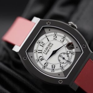 F.P.Journe Élégante 48 Titalyt Titanium 2019 Full Set Pre-Owned (red Strap)