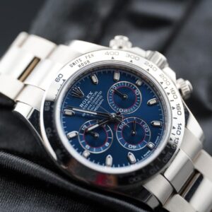 Rolex Daytona 116509 Daytona 18K White Gold “Blue Dial” Box and Papers