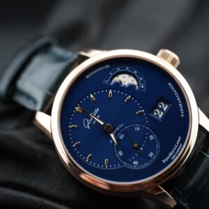 Glashütte Original PanoMaticLunar 1-90-02-11-35-30 Red Gold Blue Dial Full Set 2020