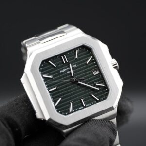 Patek Philippe Cubitus 5821/1A-001 Olive Green Stainless Steel – unworn