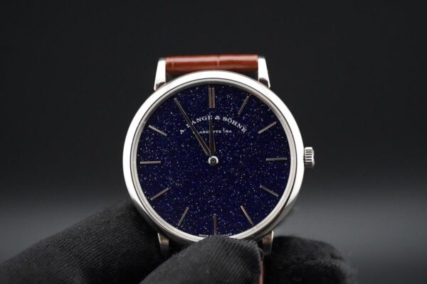 A. Lange & Söhne Saxonia thin 205.086 Copper Blue – 2021 Full Set – Extra Strap