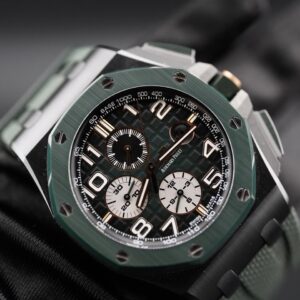 Audemars Piguet Royal Oak Offshore 26405CE Green Ceramic – Full Set – Pre-Owned